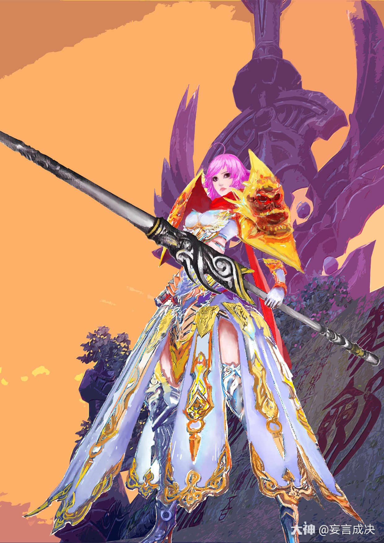 天谕# #天谕同人汇# #天谕四周年#. 来自妄言成决 - 大神