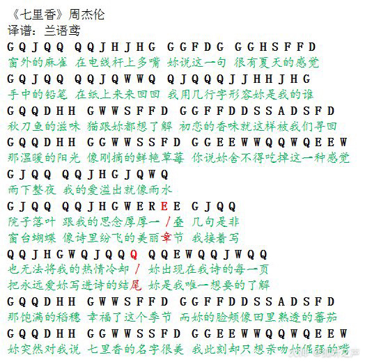 琴谱搬运工(四)#逆水寒.