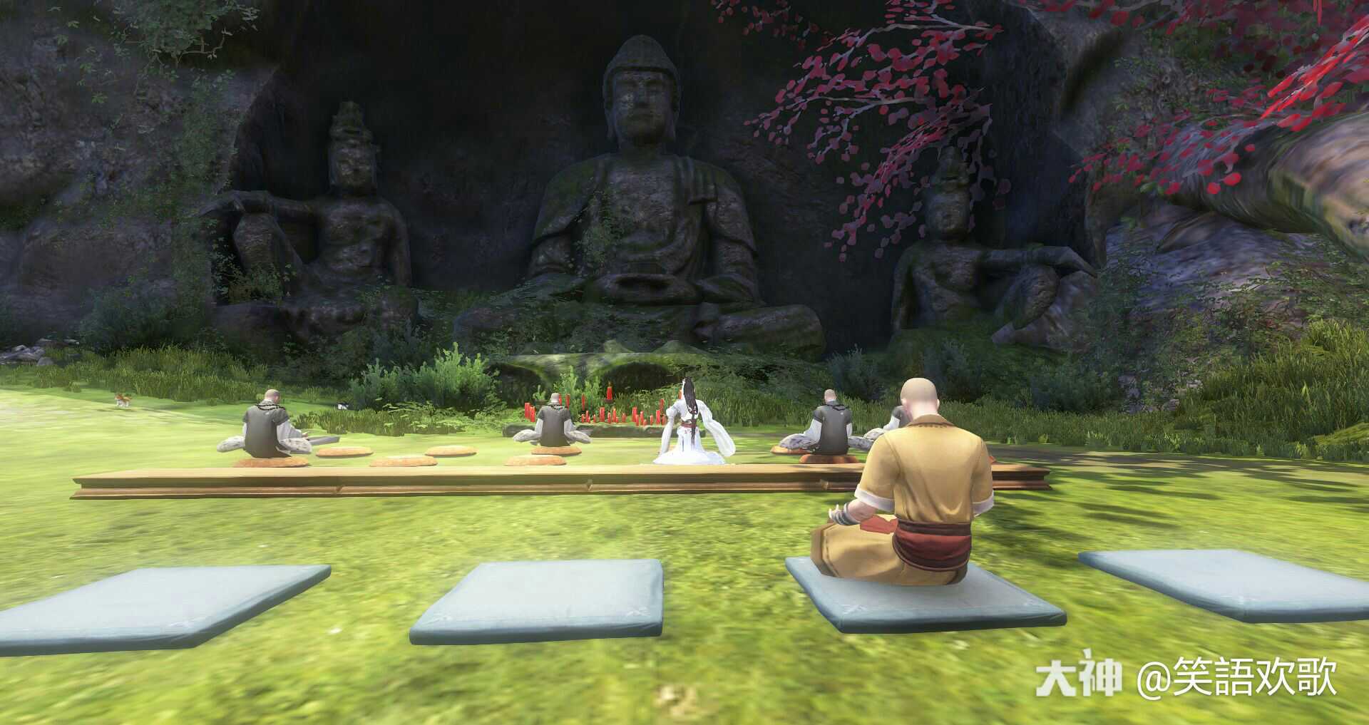 逆水寒# 古寺禅深一