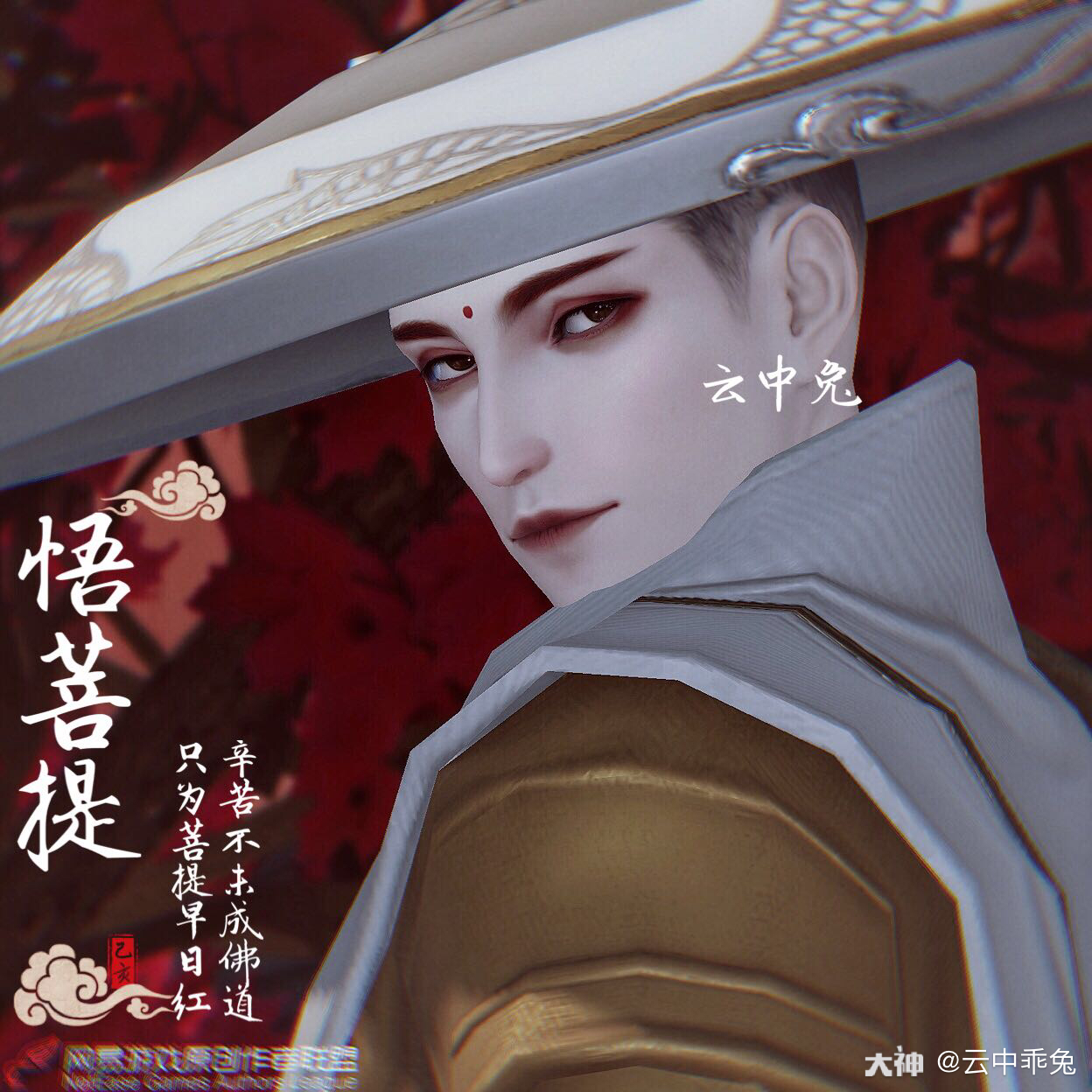 数据名:「悟菩提」 手捻菩提似念经, 目中无物两耳空,  辛苦不为成