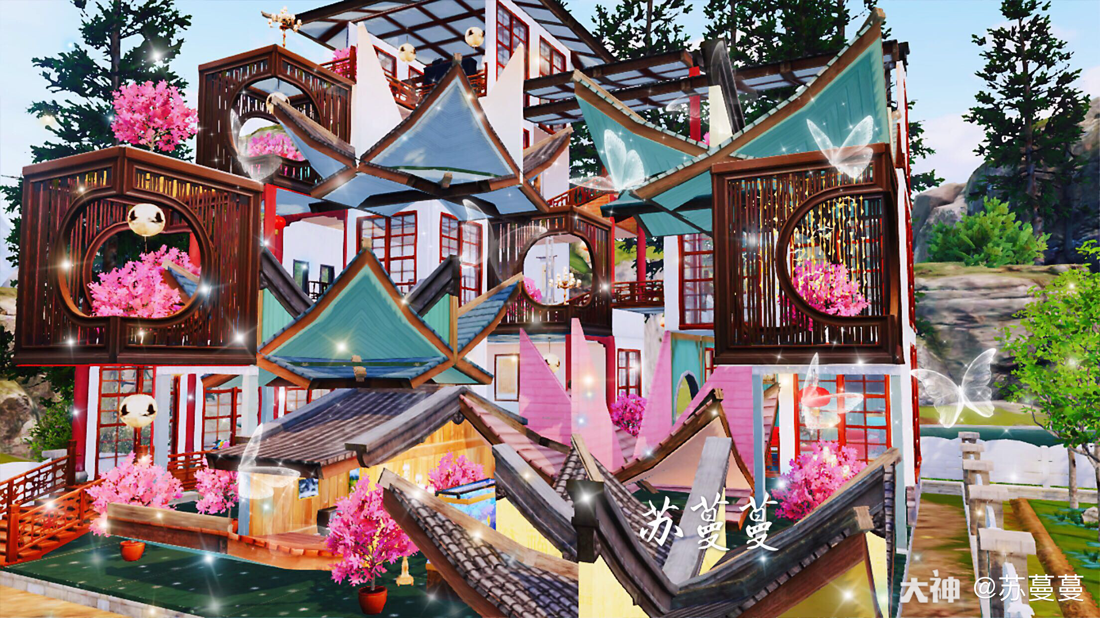 『如梦令』古风新房子～鸽了好多天,因为开. 来自苏蔓蔓 - 大神