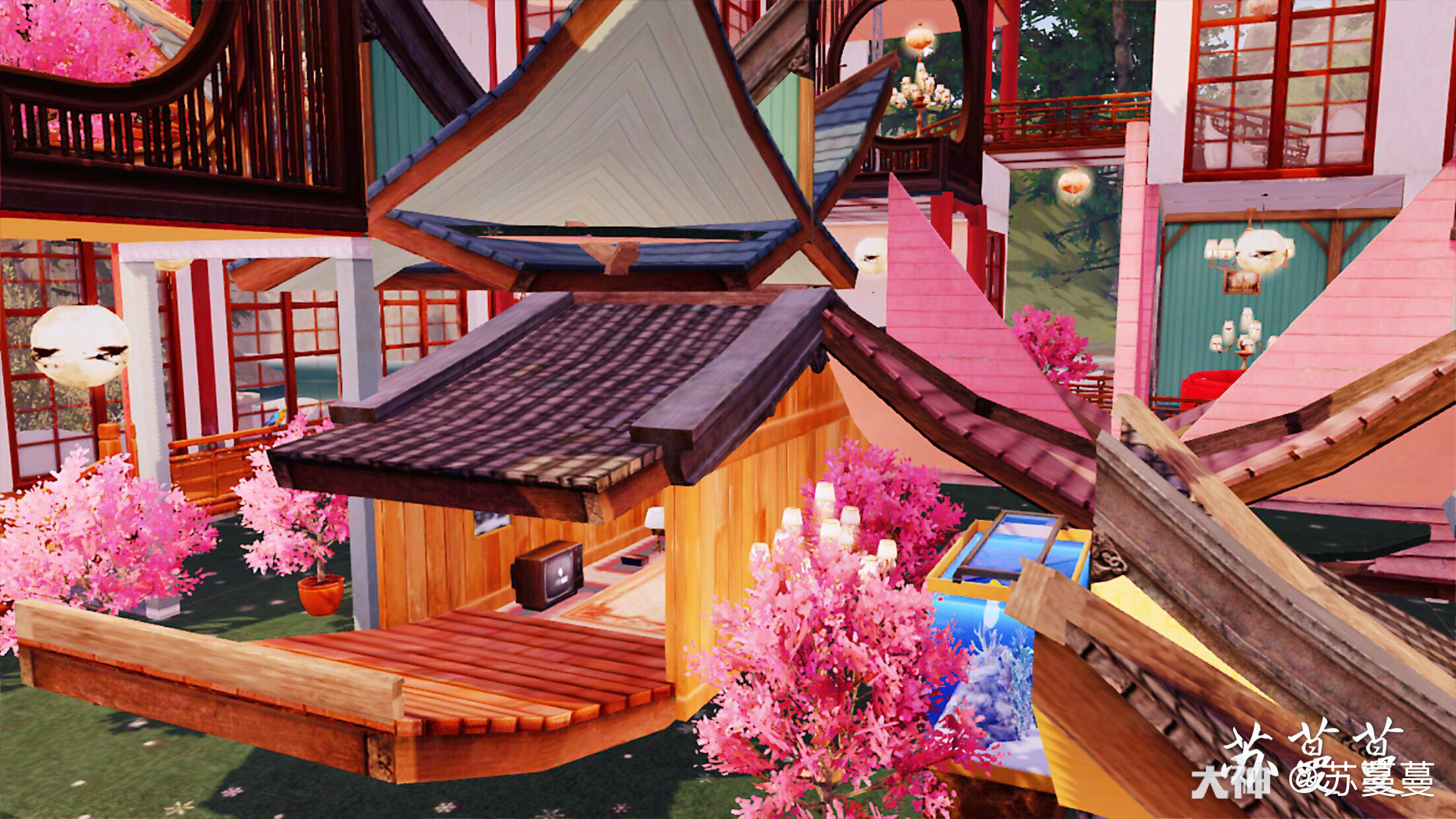 『如梦令』古风新房子～鸽了好多天,因为开. 来自苏蔓蔓 - 大神