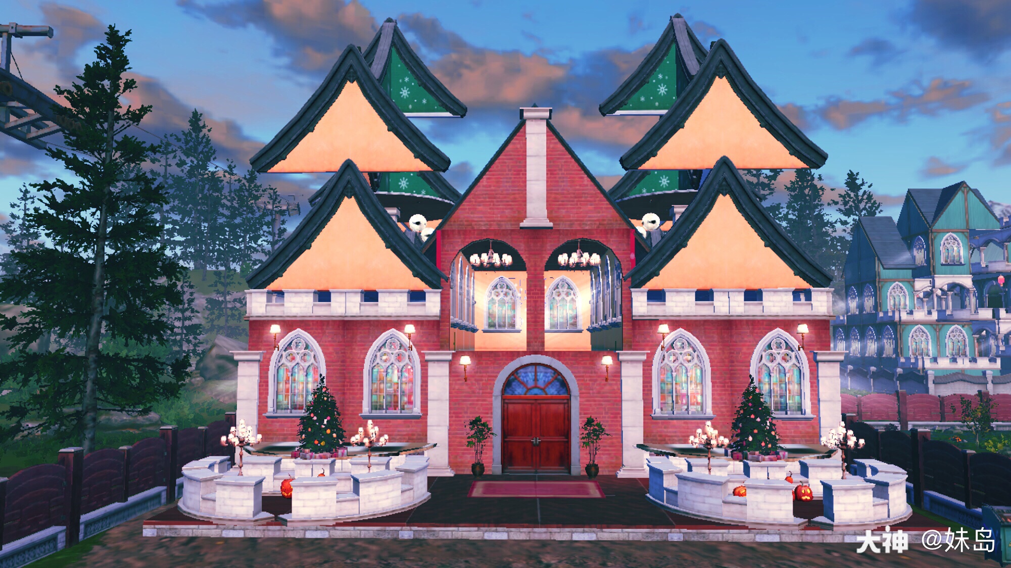 原创圣诞建筑《林中城堡》.