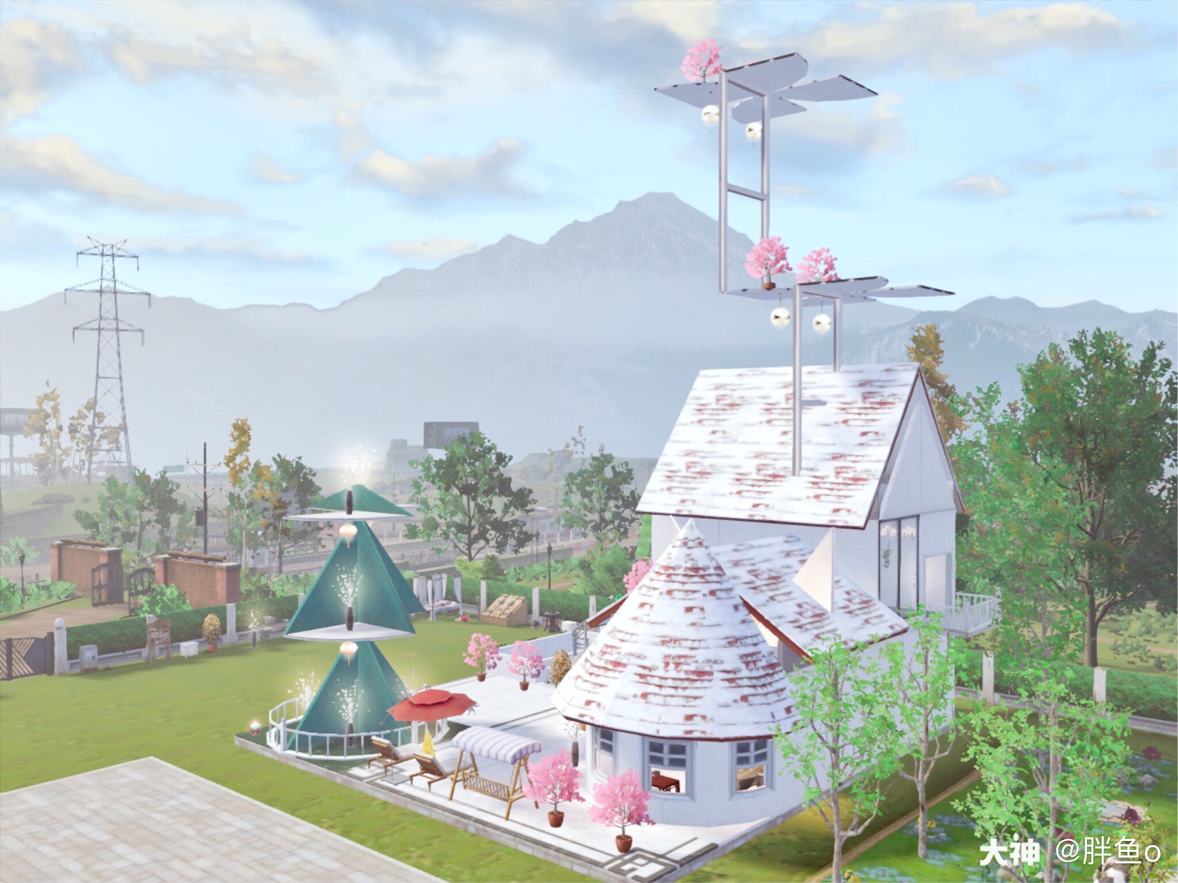 微氪清新田园风建筑