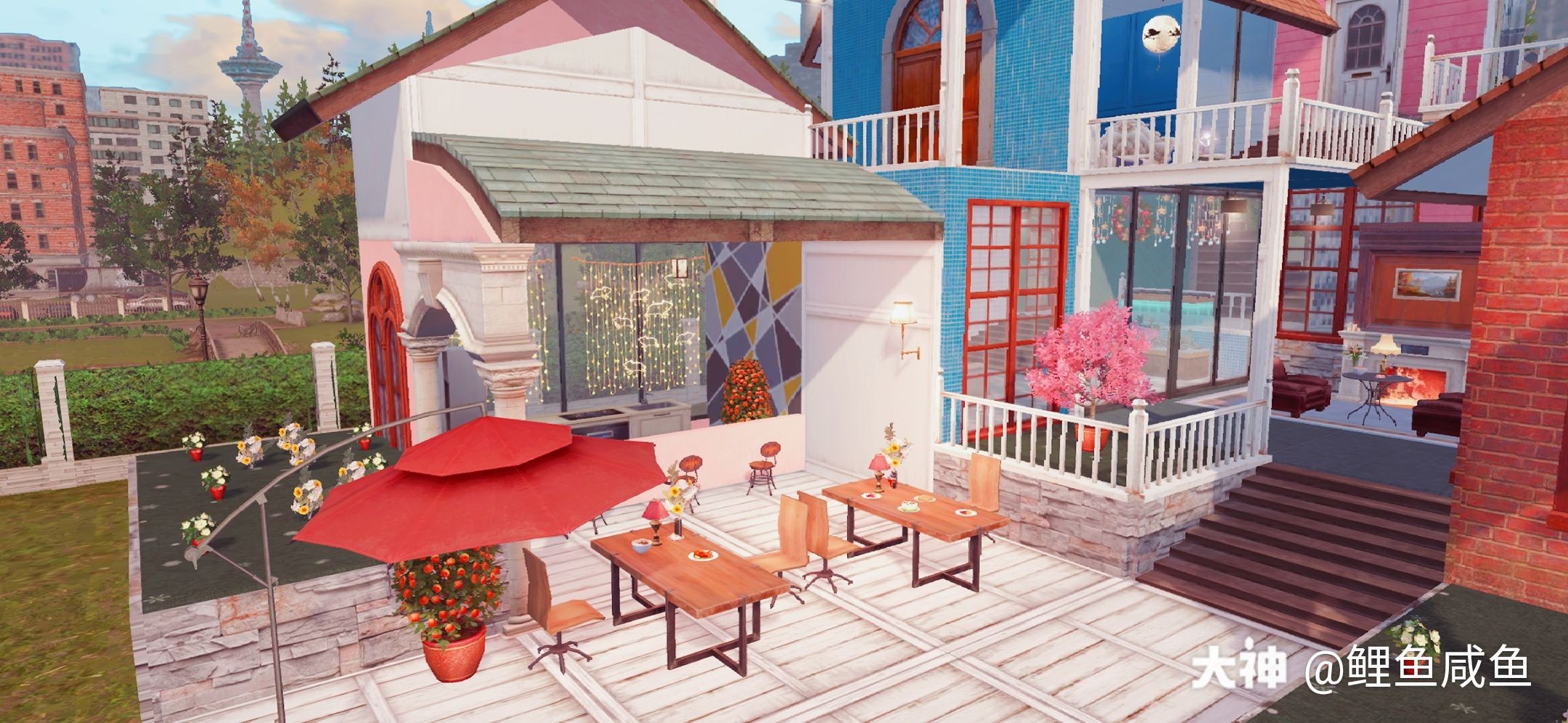 奇妙向往镇〕这次是小镇风格的房子,之前. 来自鲤鱼咸鱼 - 大神