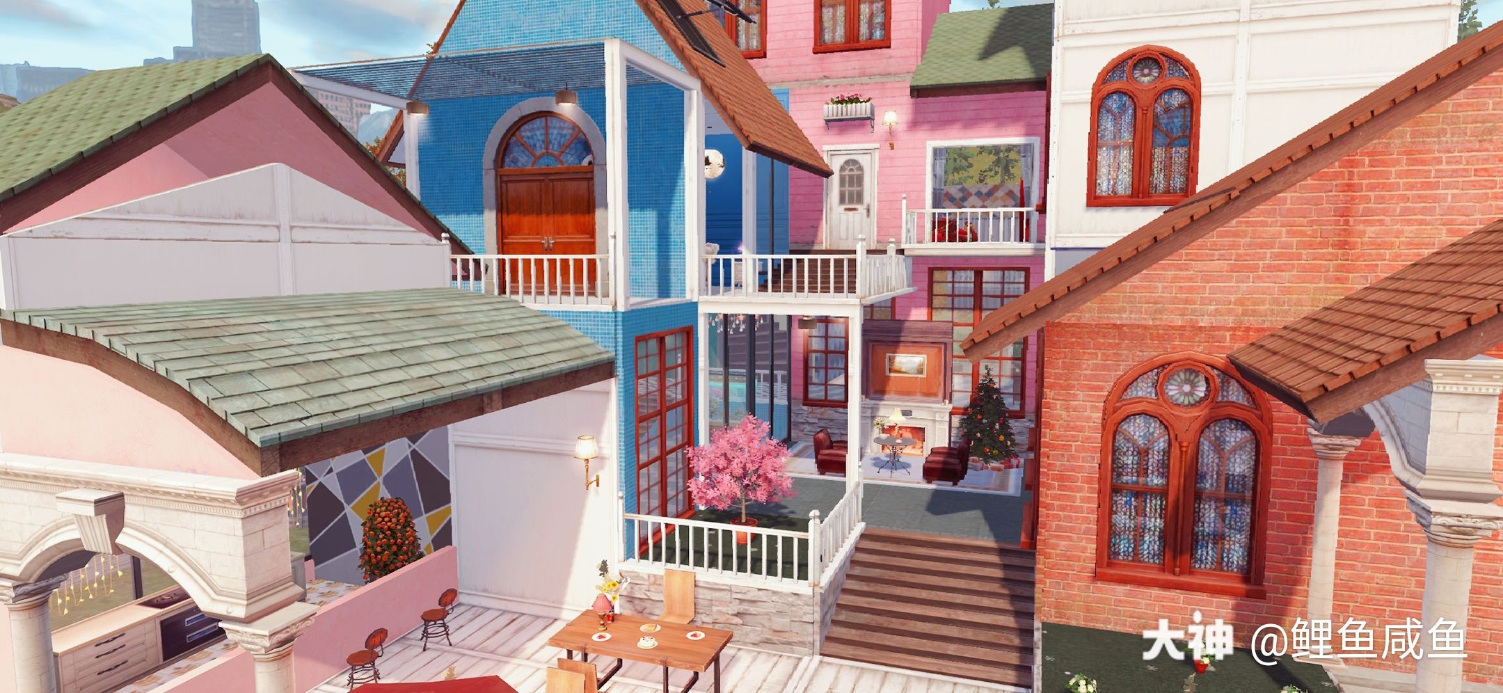 奇妙向往镇〕这次是小镇风格的房子,之前. 来自鲤鱼咸鱼 - 大神