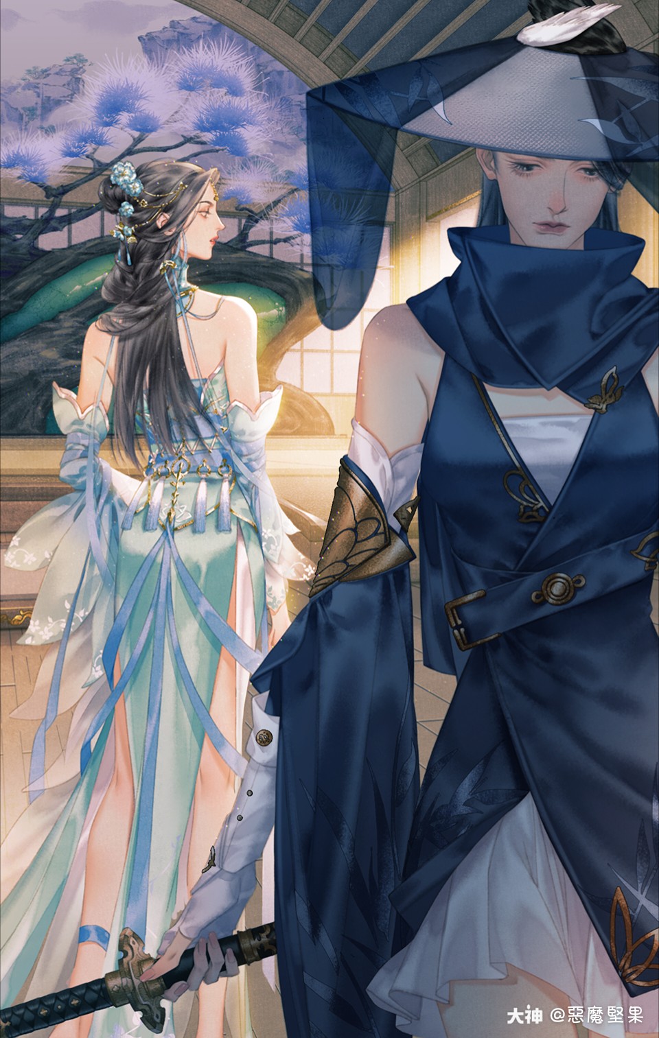 一梦江湖# 浮生星阵原画新的一波