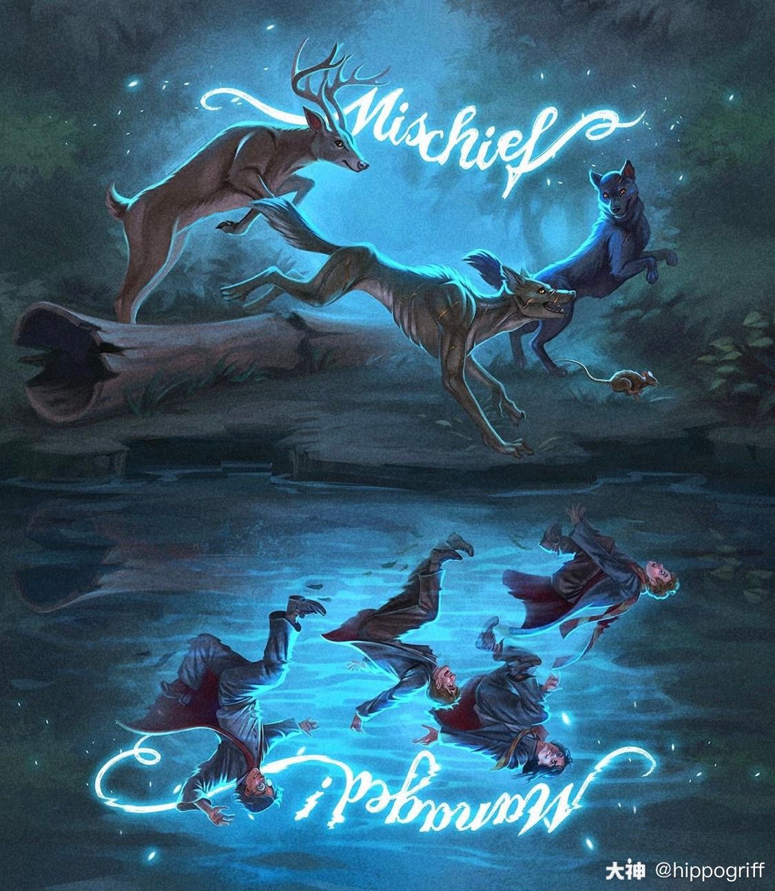 最近零星收集的几张插画01_来自网易大神荒野行动圈子_hippogriff