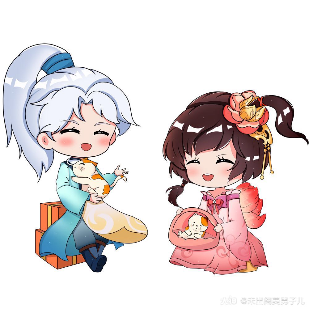 大话角色之飞剑侠河伯时装&夜溪灵如梦时装!