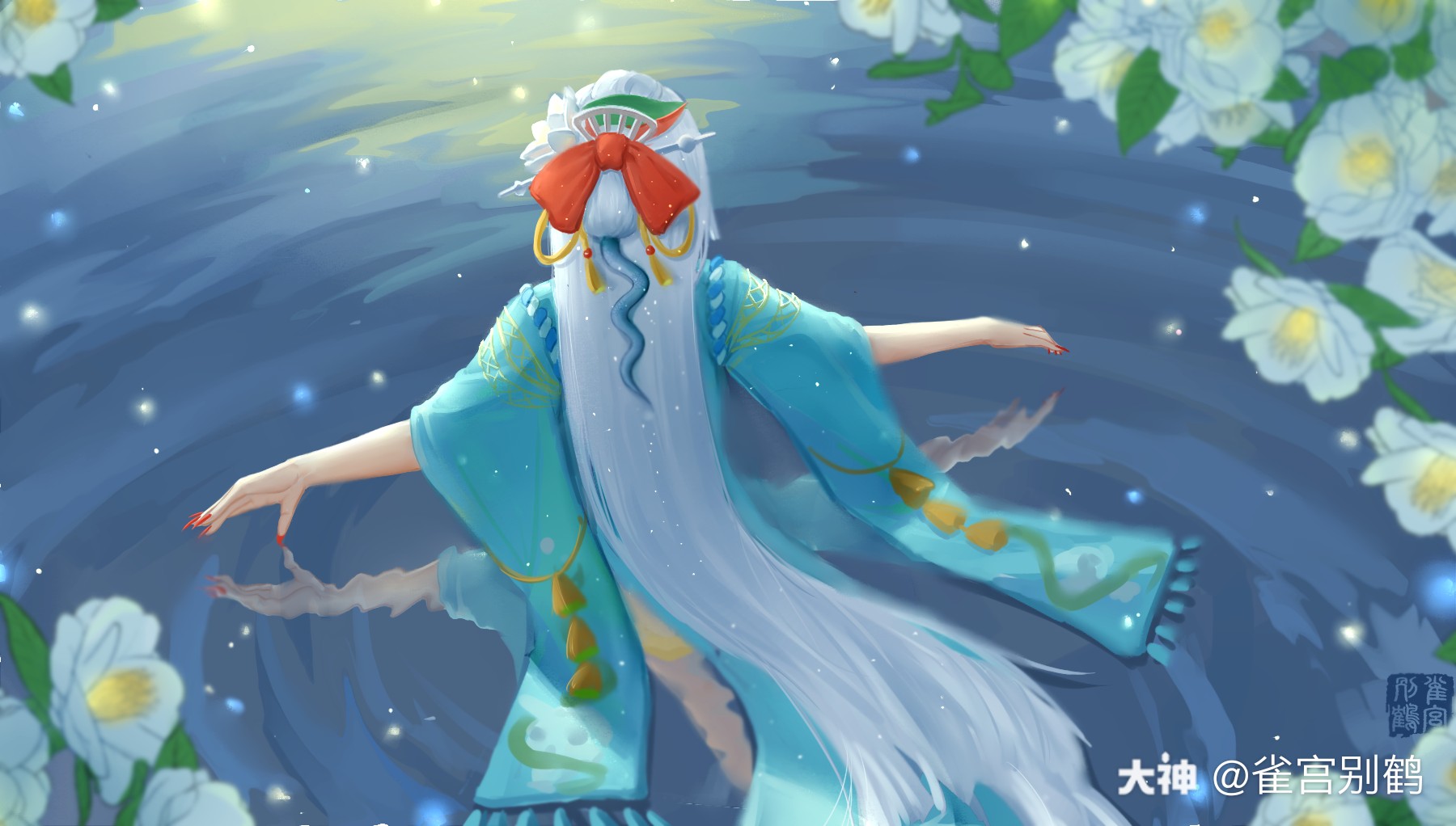 虚幻的梦境摸个壁纸 来自网易大神阴阳师圈子 雀宫别鹤