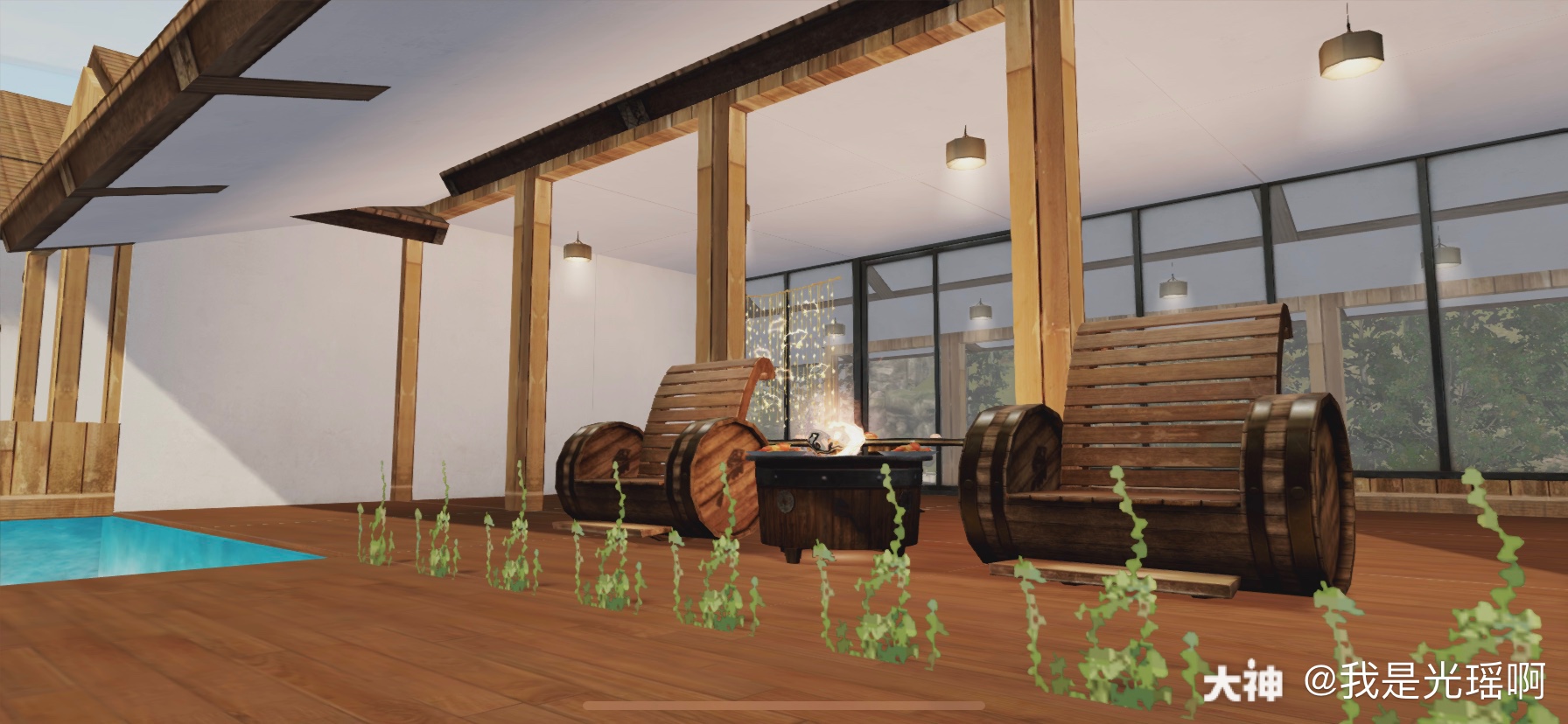 太好看了太好看了 复刻 秋日森林娜娜的 和风民宿 真的太喜欢和风了 来自网易大神明日之后圈子 我是光瑶啊