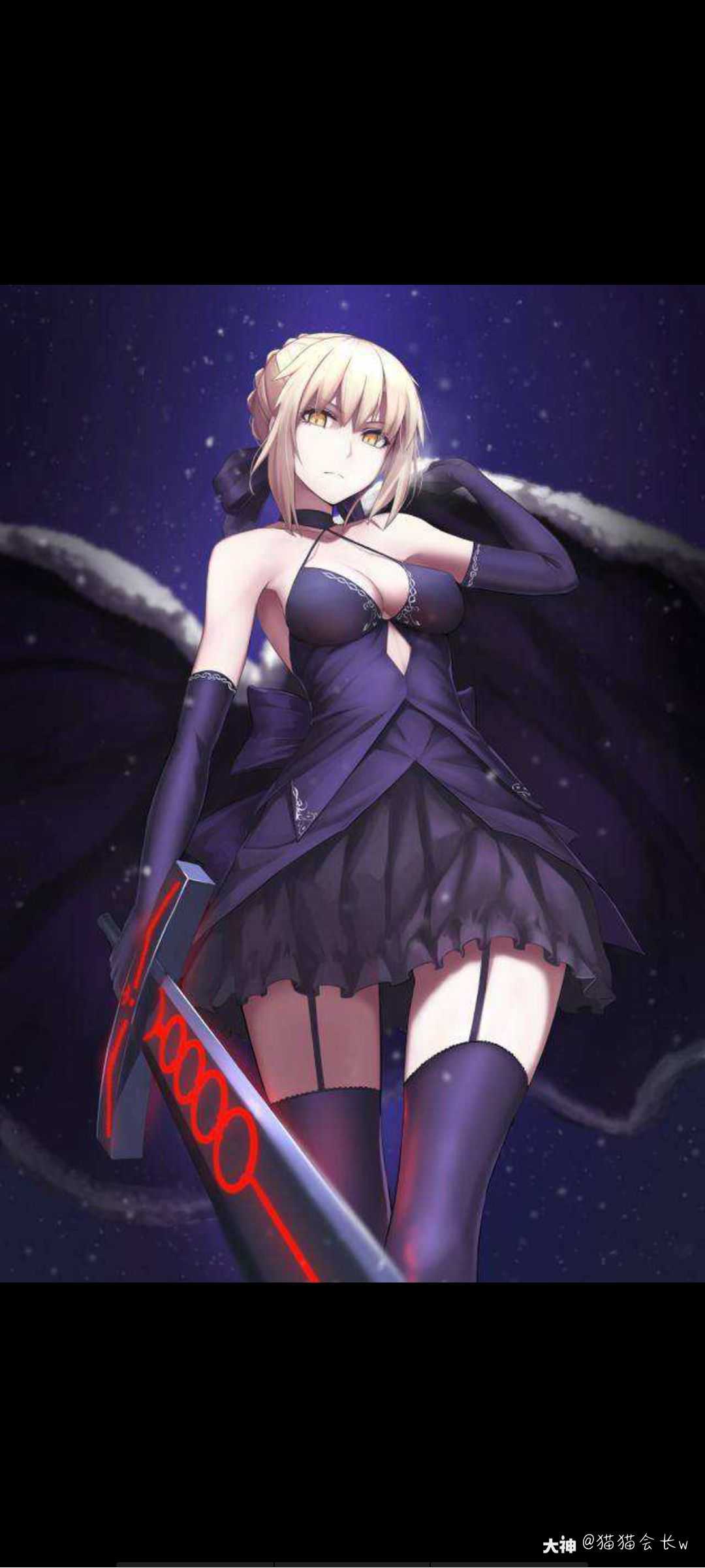 动漫壁纸 fate系列最近喜欢上了黑呆_大神