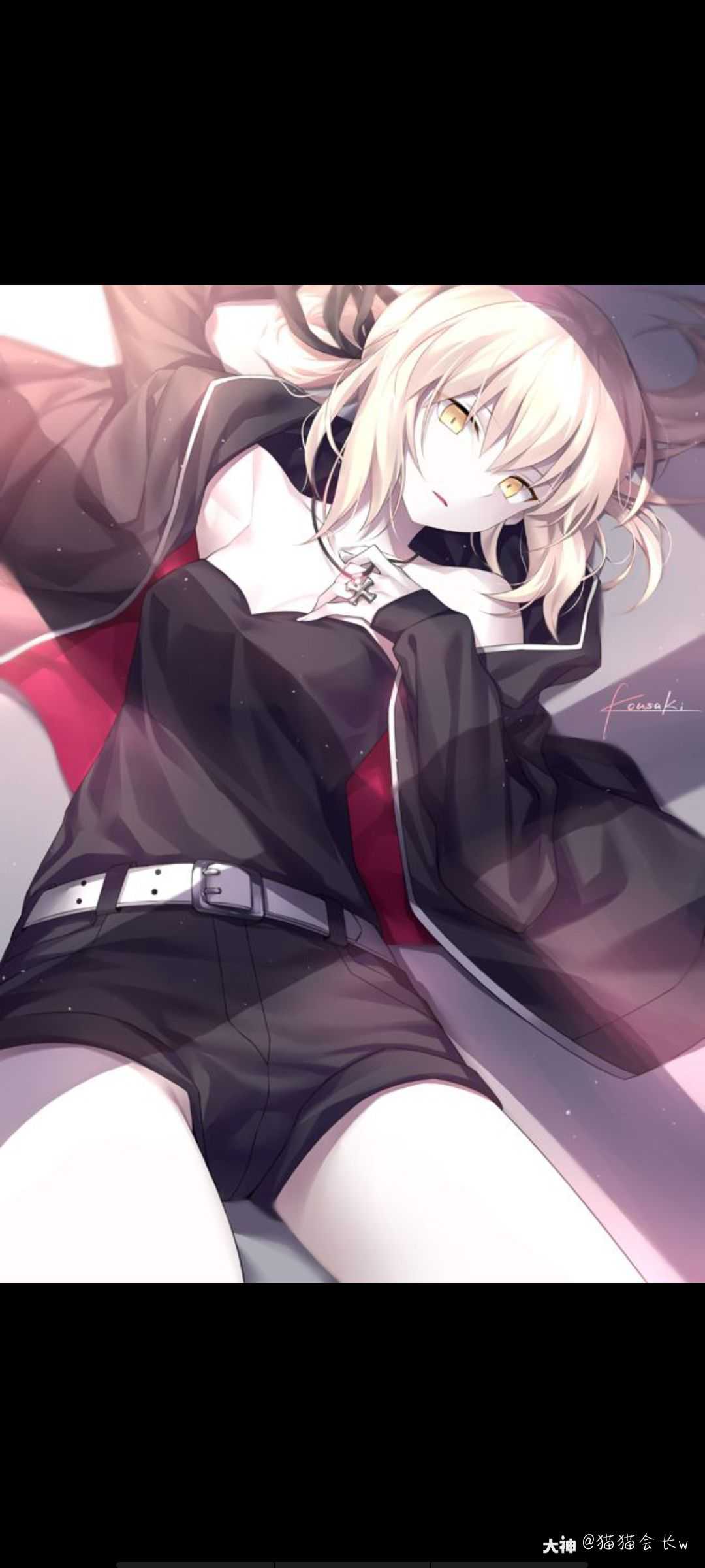 动漫壁纸 fate系列最近喜欢上了黑呆_大神