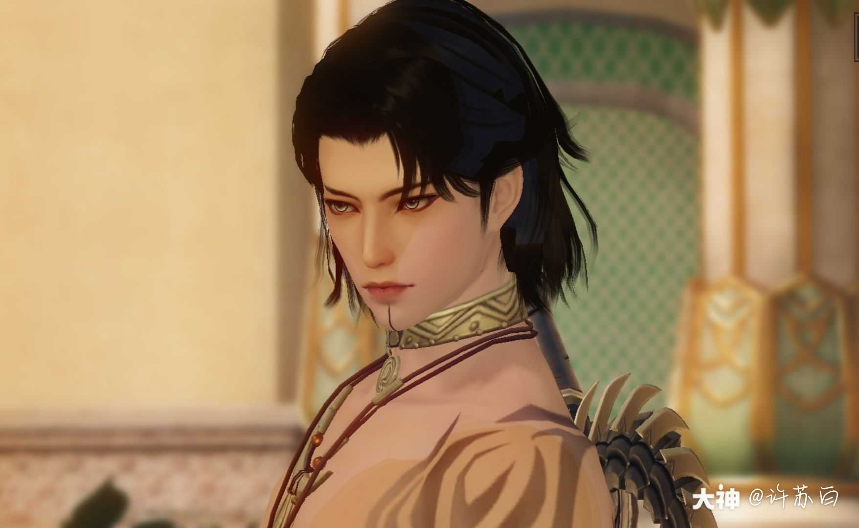 一梦江湖伽蓝海报印象脸