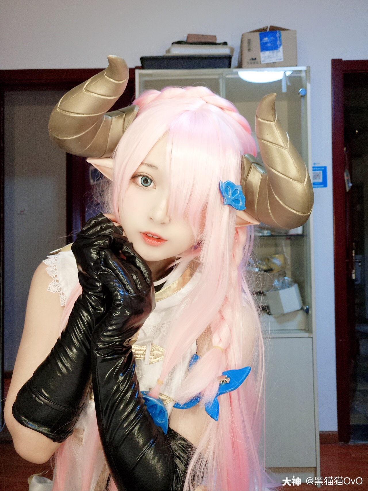 cos##cos每日赏# 娜露梅亚cos  超喜欢的暗 正片在