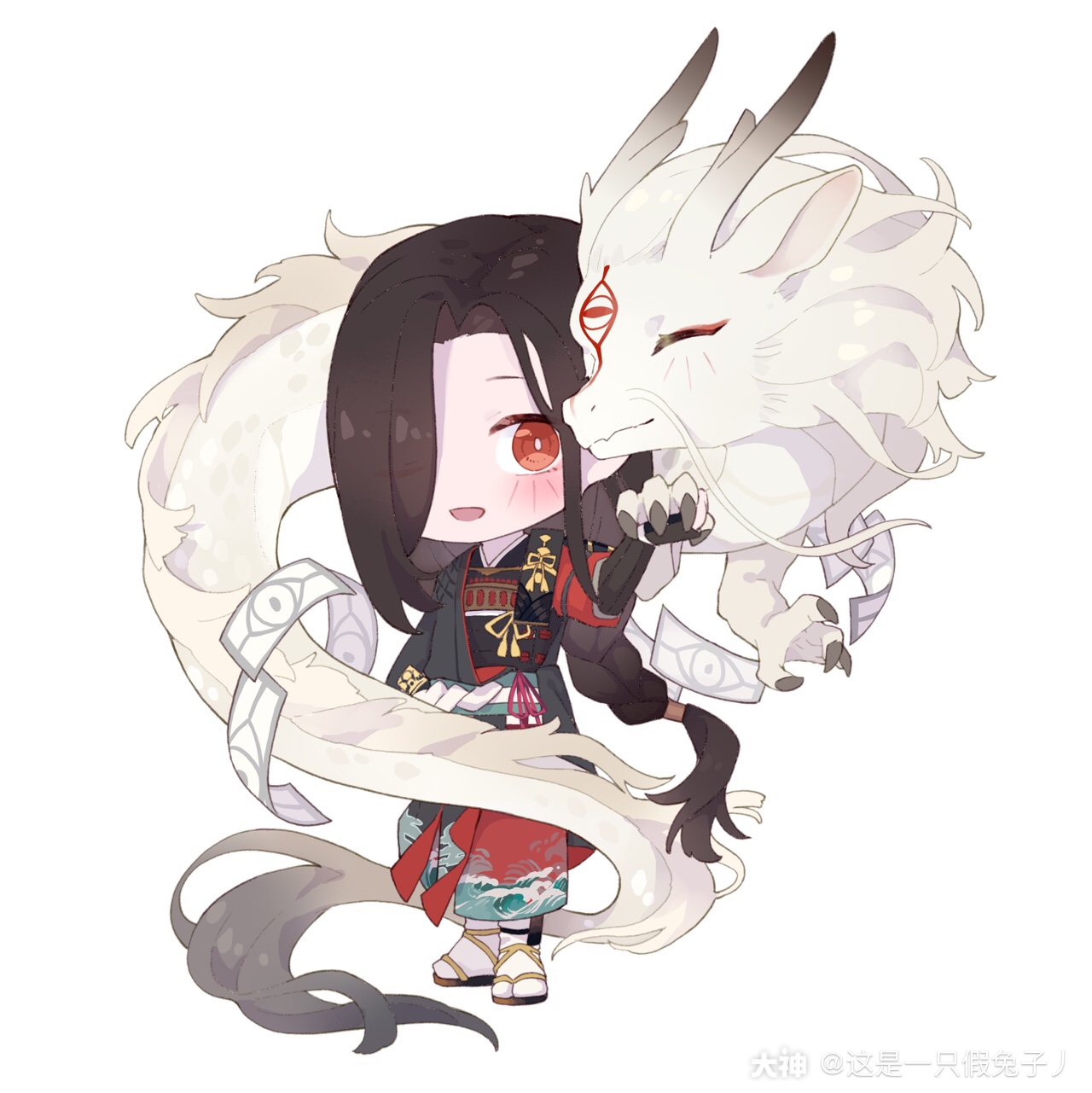 连龙连##阴阳师ip同人##阴阳师同人#不想细化,不想画正比orz