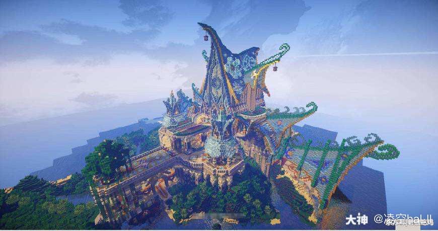 小编认为牛逼的建筑_来自网易大神我的世界圈子_凌空halii