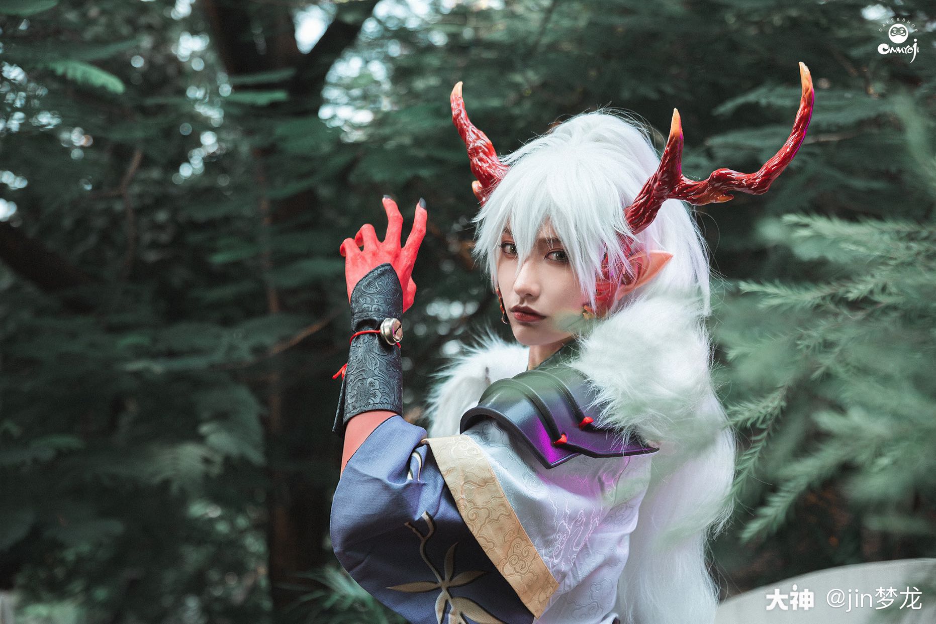 茨木童子青竹白雪coser洛离