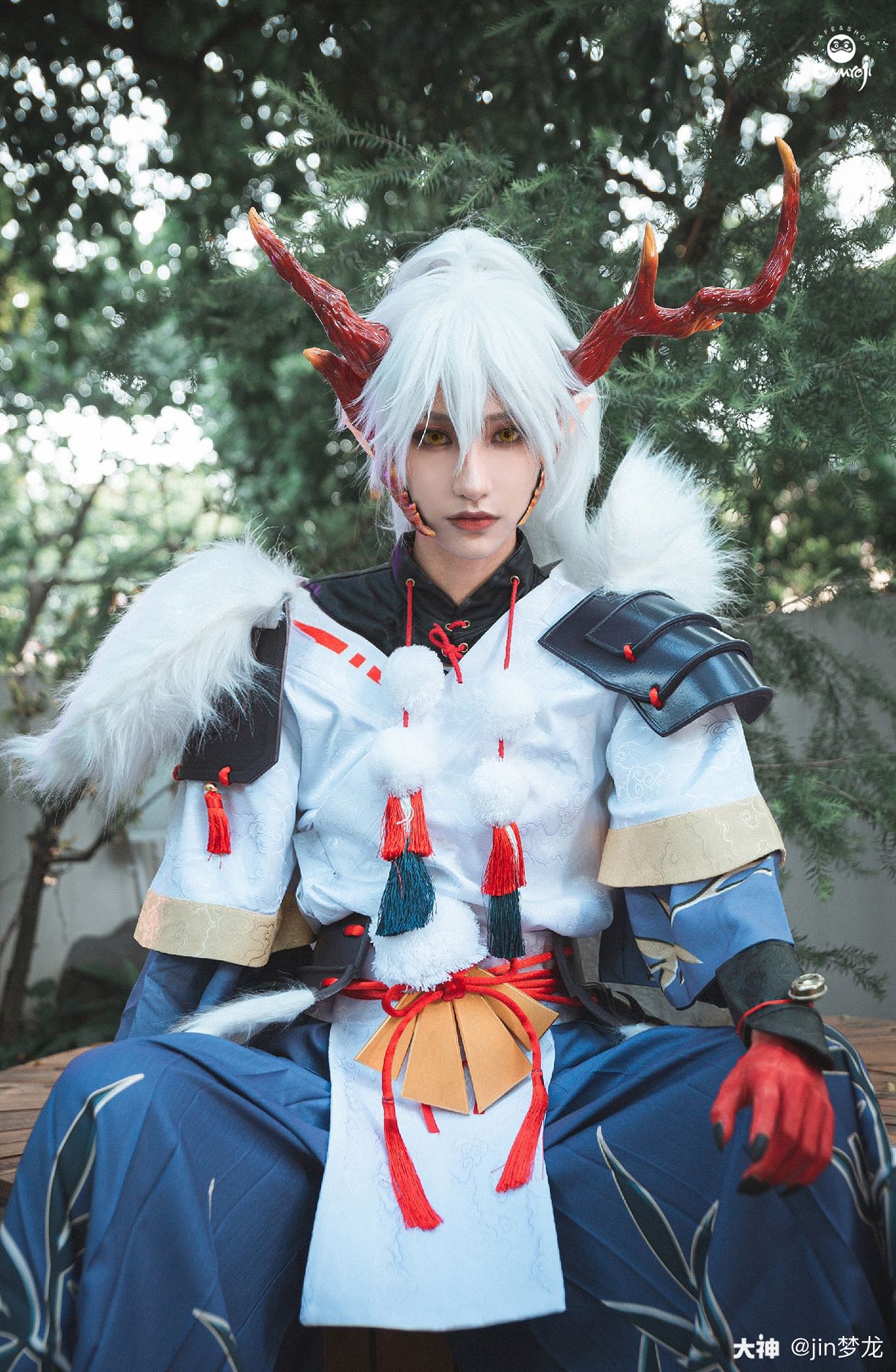 茨木童子青竹白雪coser洛离