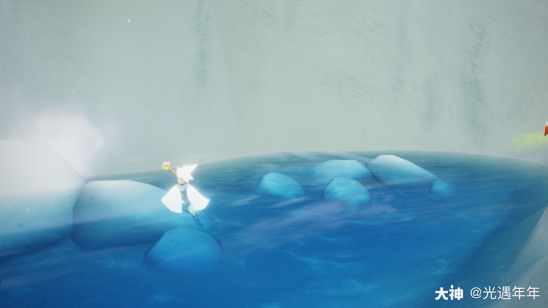 光遇圣岛季# 泡温泉