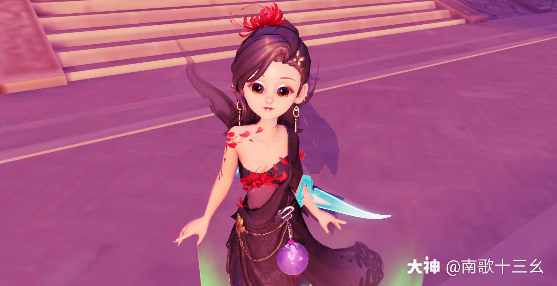 华服助战锦衣终于来了 头发染色好看多了 可以衣服不好染色 一染色丝袜也跟着染 来自网易大神梦幻西游三维版圈子 南歌十三幺