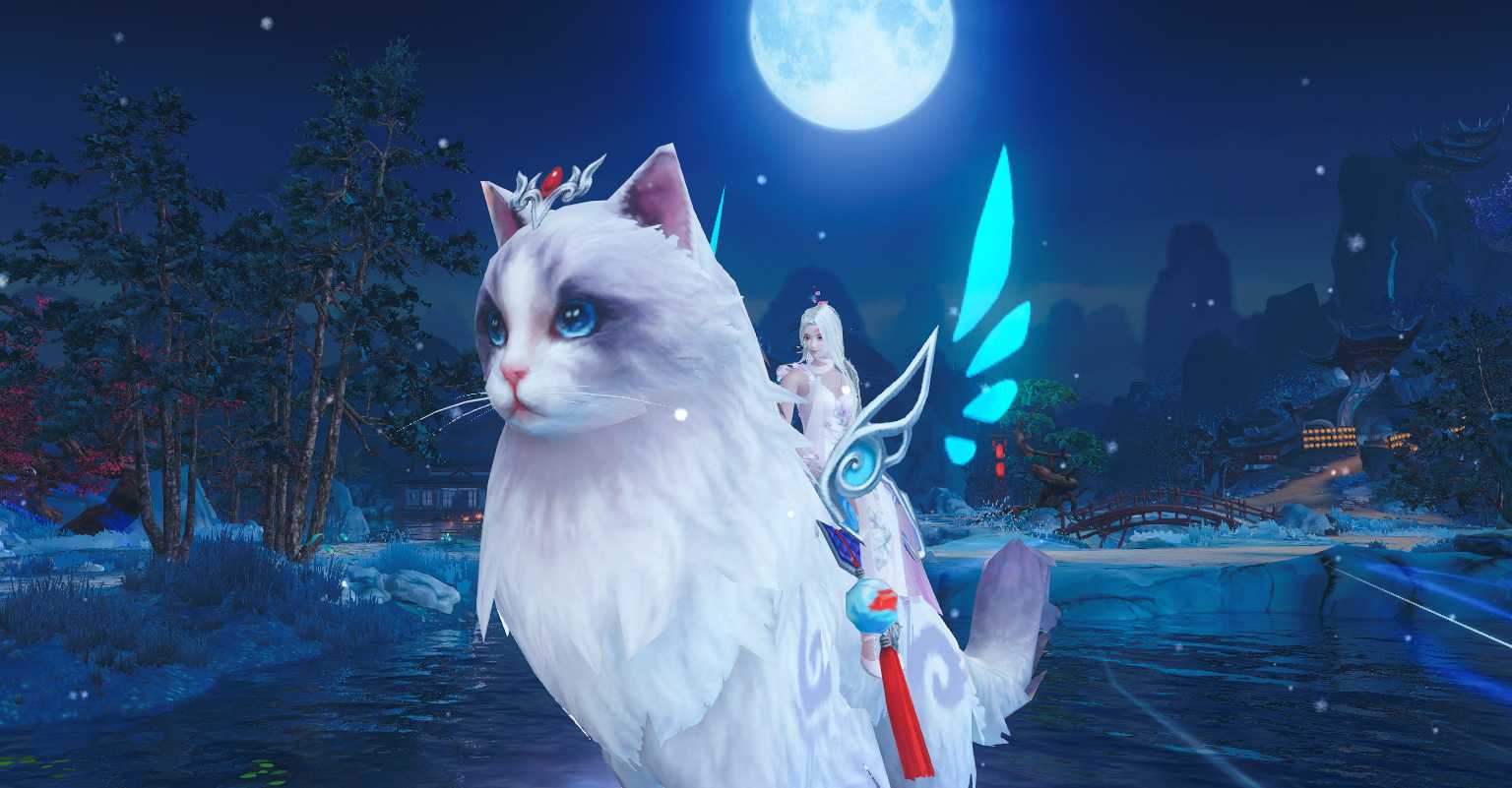 坐骑 金玉奴快来看 这里有只可爱的大猫猫 来自网易大神新倩女幽魂圈子 千灯夜未央hl