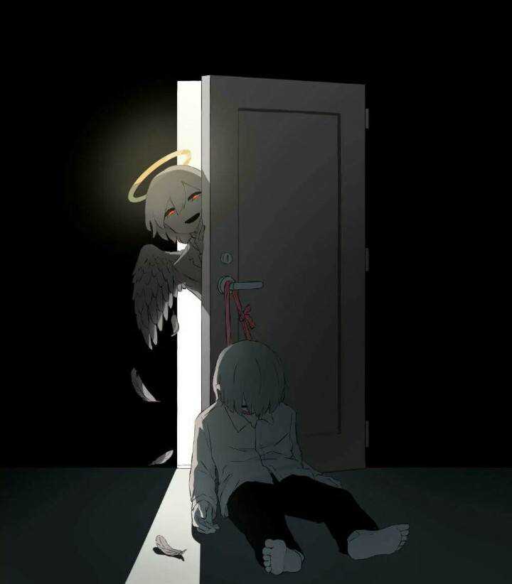 比较抑郁一类的画作,日本画师:アボガド(可能会模糊)