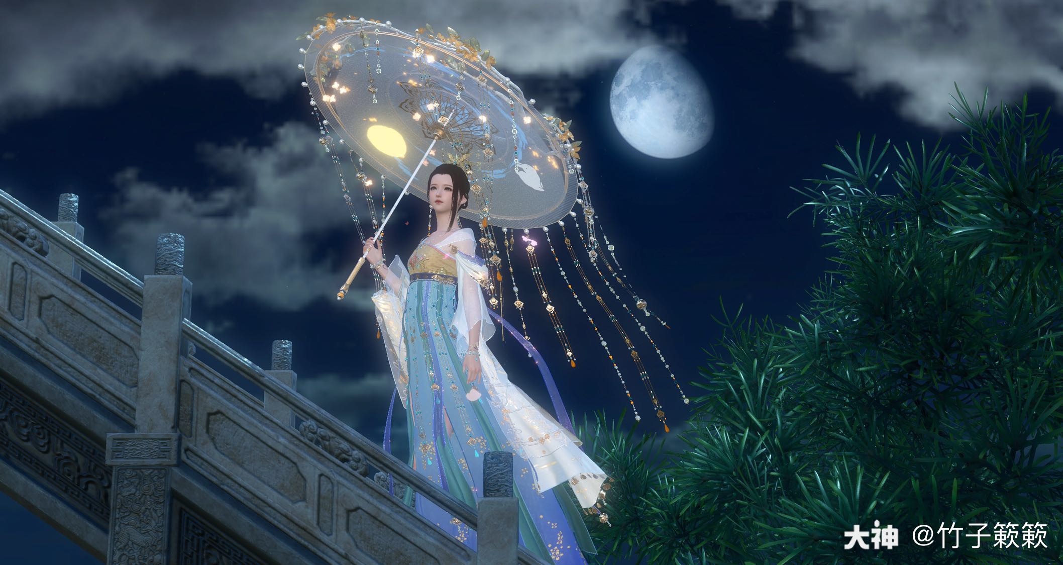 逆水寒# #中秋外观#.