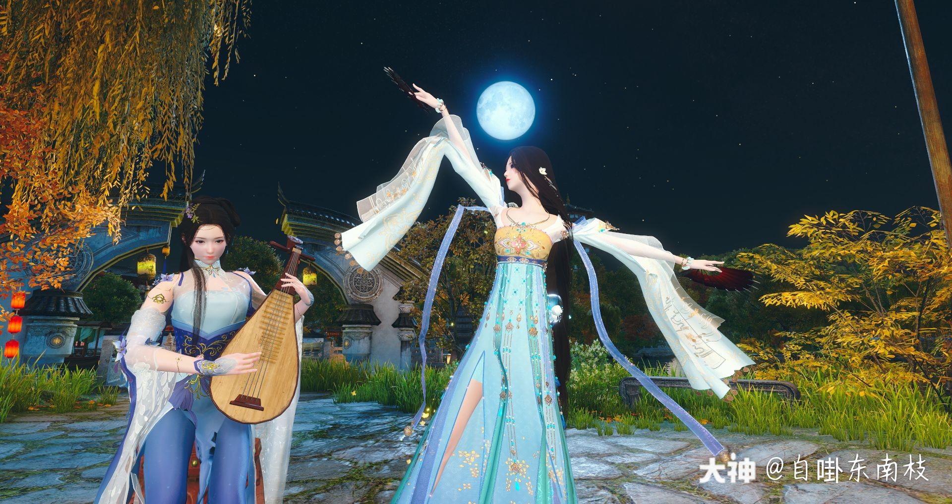 中秋时装太香啦,我是花仙子94啦啦啦～_来自网易大神逆水寒圈子_自