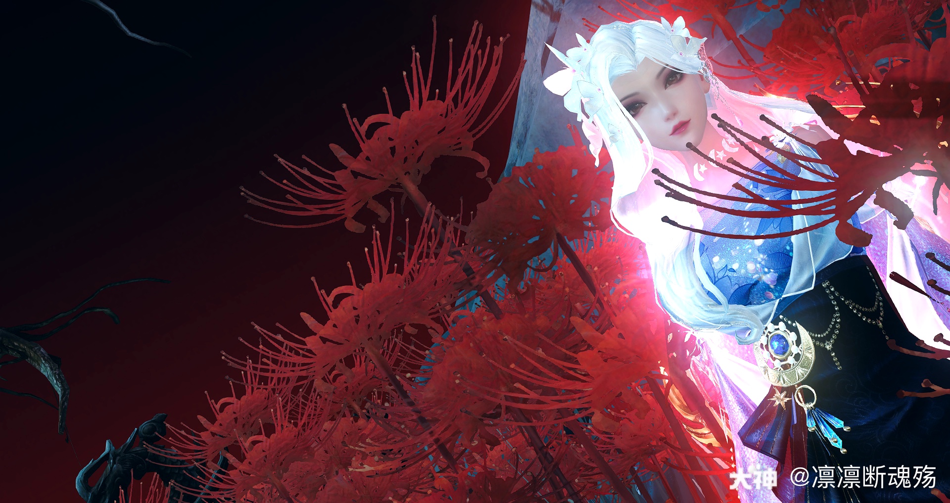 佛铃花落醉尘火,彼岸花绽梦三千 _来自网易大神新倩女幽魂圈子_凛凛断