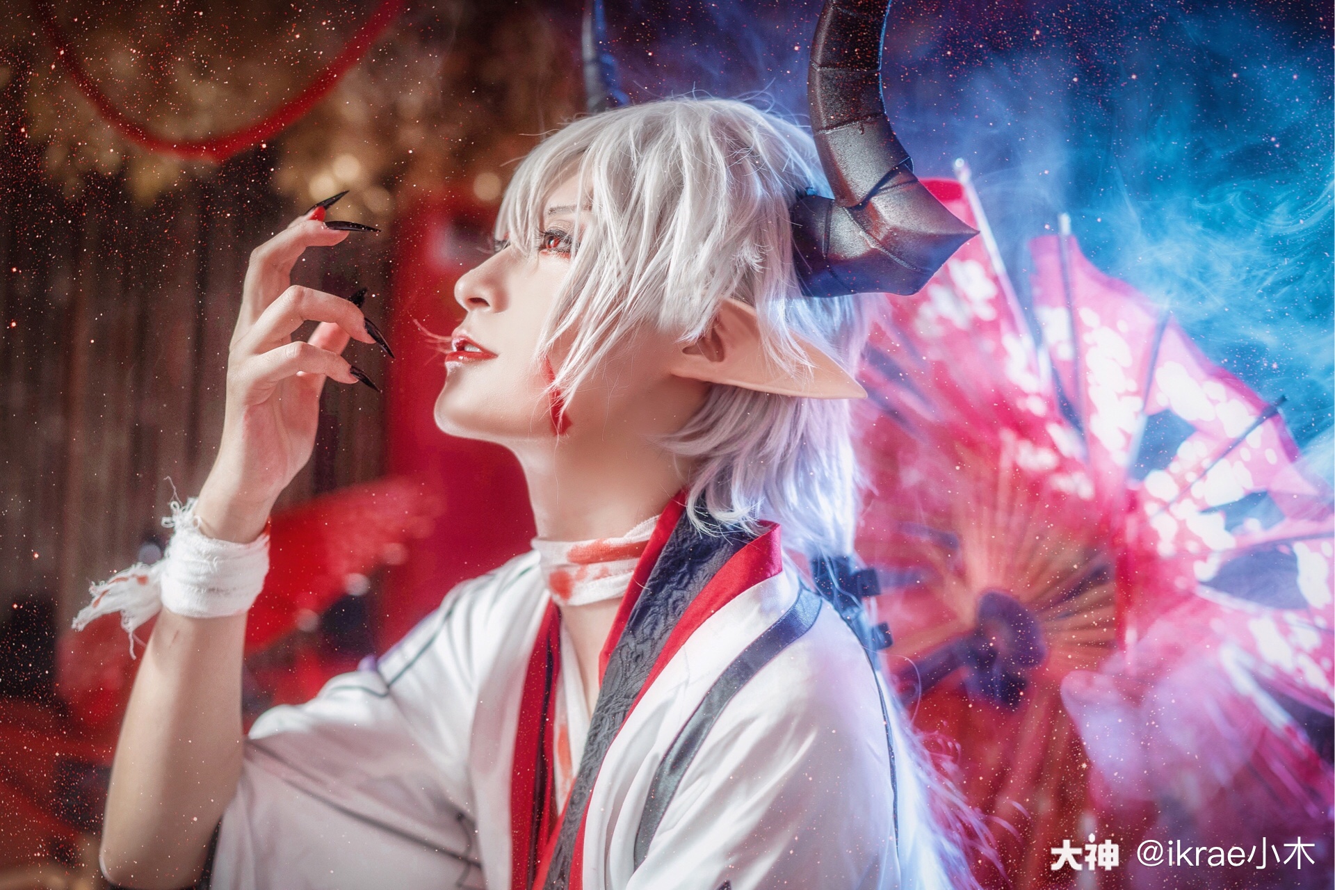 关注 #轻漫##cos##阴阳师# 鬼切-觉醒