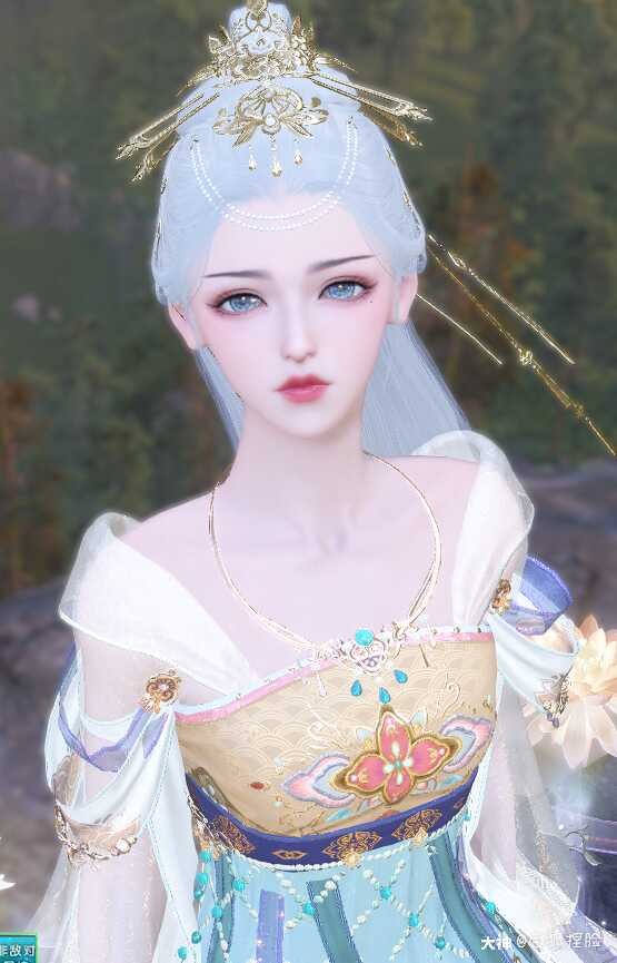 中秋外观# #白狐捏脸.