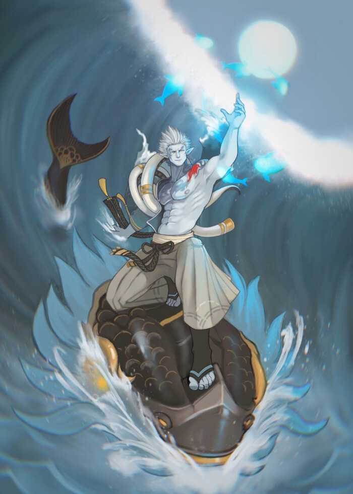 式神美图第九十三弹】本期是我们的荒川之主哦~下一个式神想看什_决战