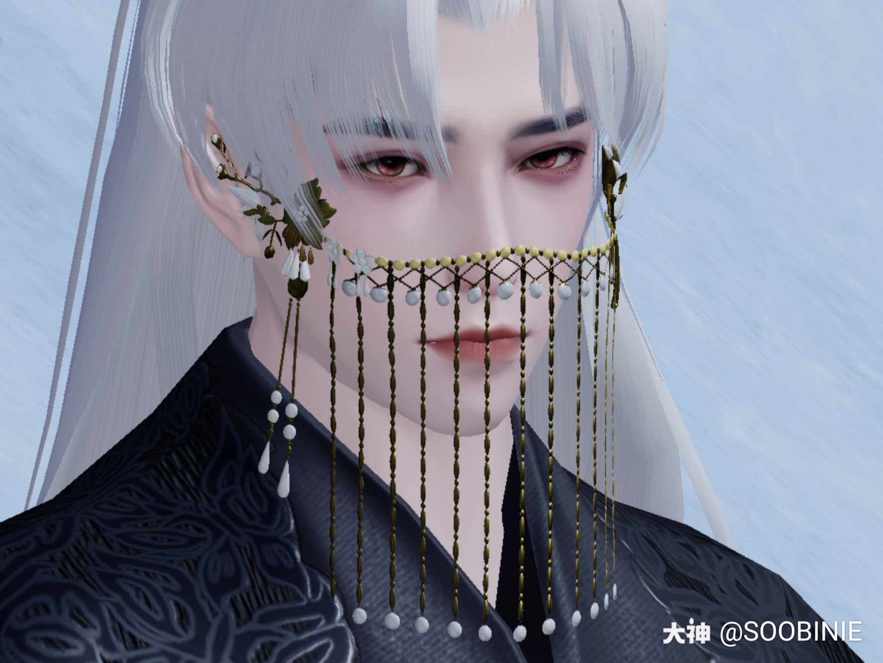 ds_163 官方抖音号 @网易大神 下载大神 首页 【坠仙】成男捏脸数据无