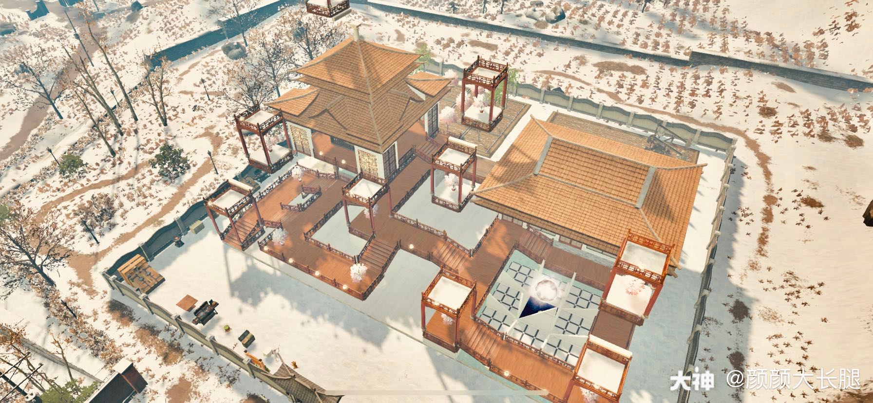 正冬』中式风格双人地基建筑蓝图,第三季好好玩_明日之后 | 大神