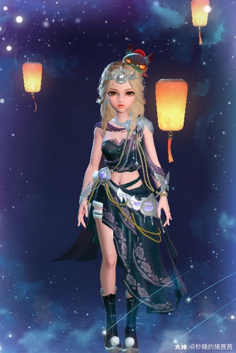 【暗黑风——巫蛮儿也是颜值标杆】