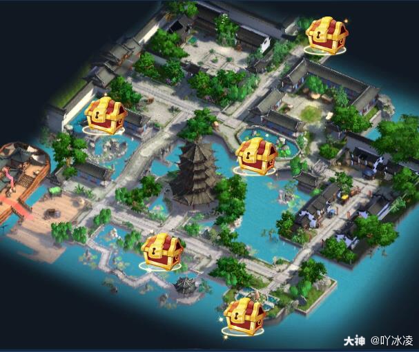 今日话题讨论:一掌山河图的天选宝箱是哪里呢