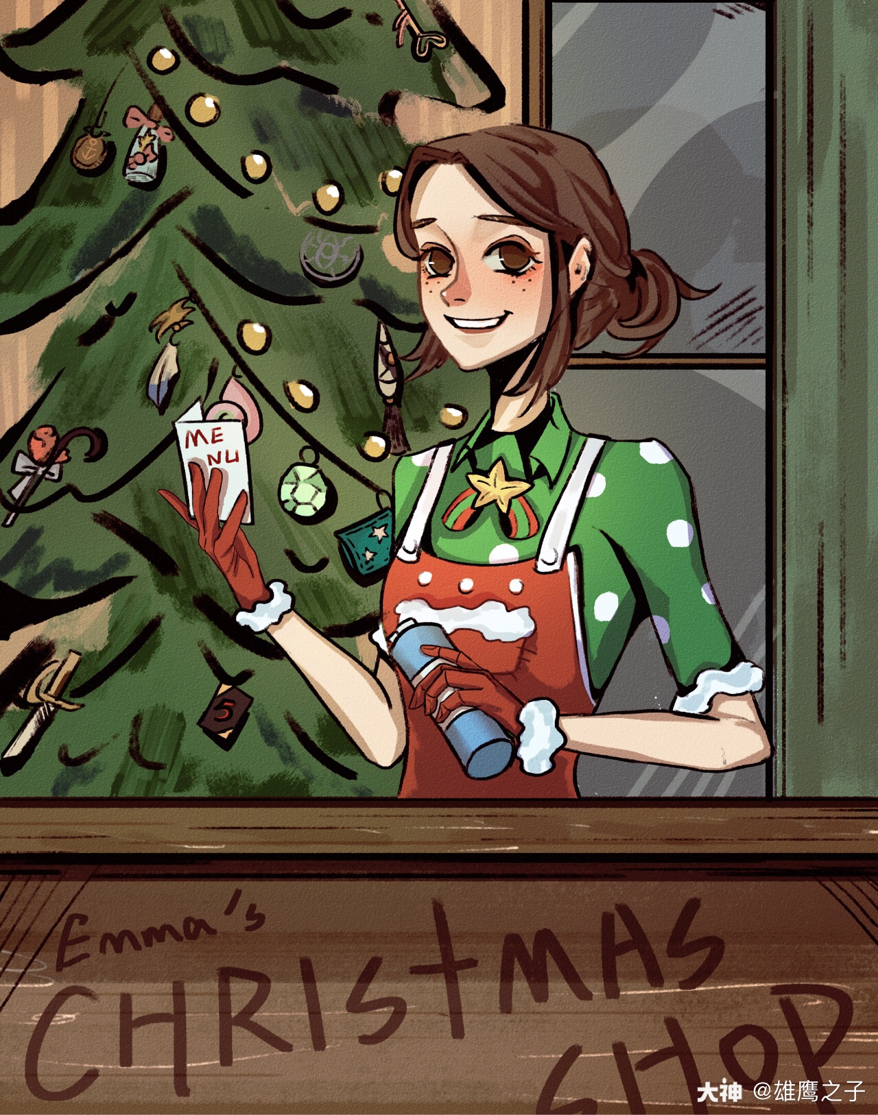 园丁小姐的纪念日和圣诞节都快到啦!