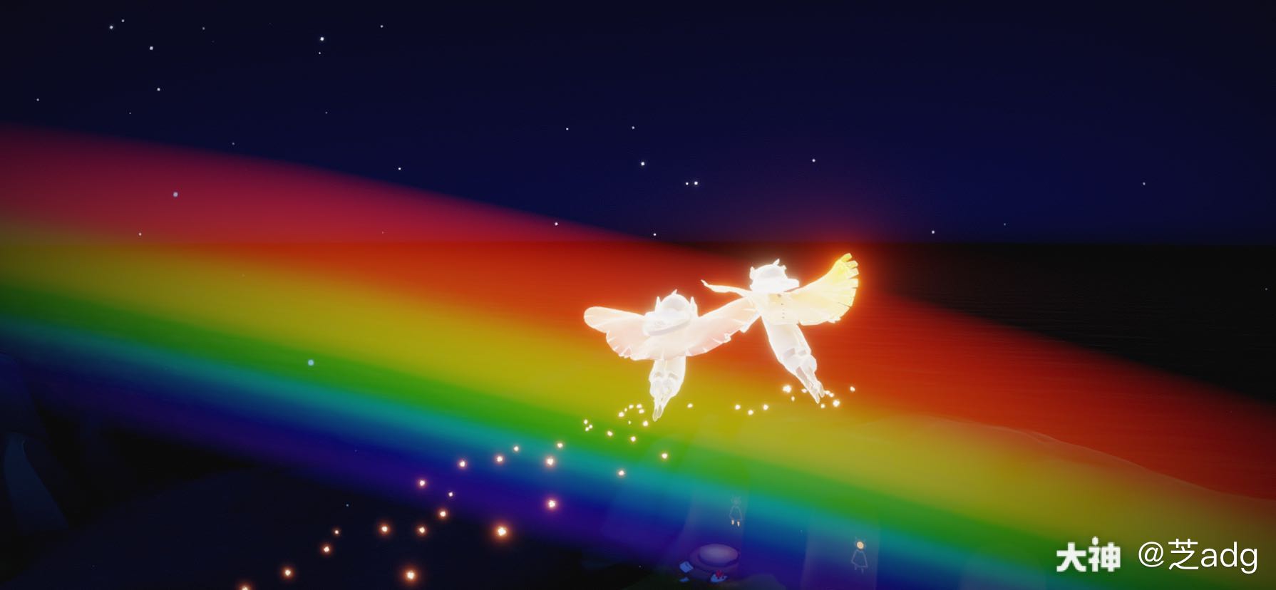 光遇彩虹许愿# 哈哈这.
