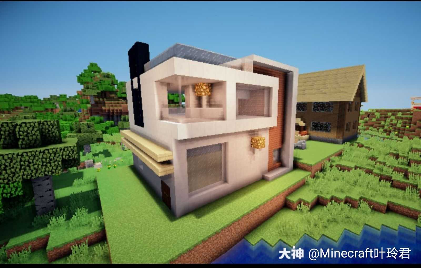 作品名称 别墅设计理念 来自大神我的世界圈子 Minecraft叶玲君