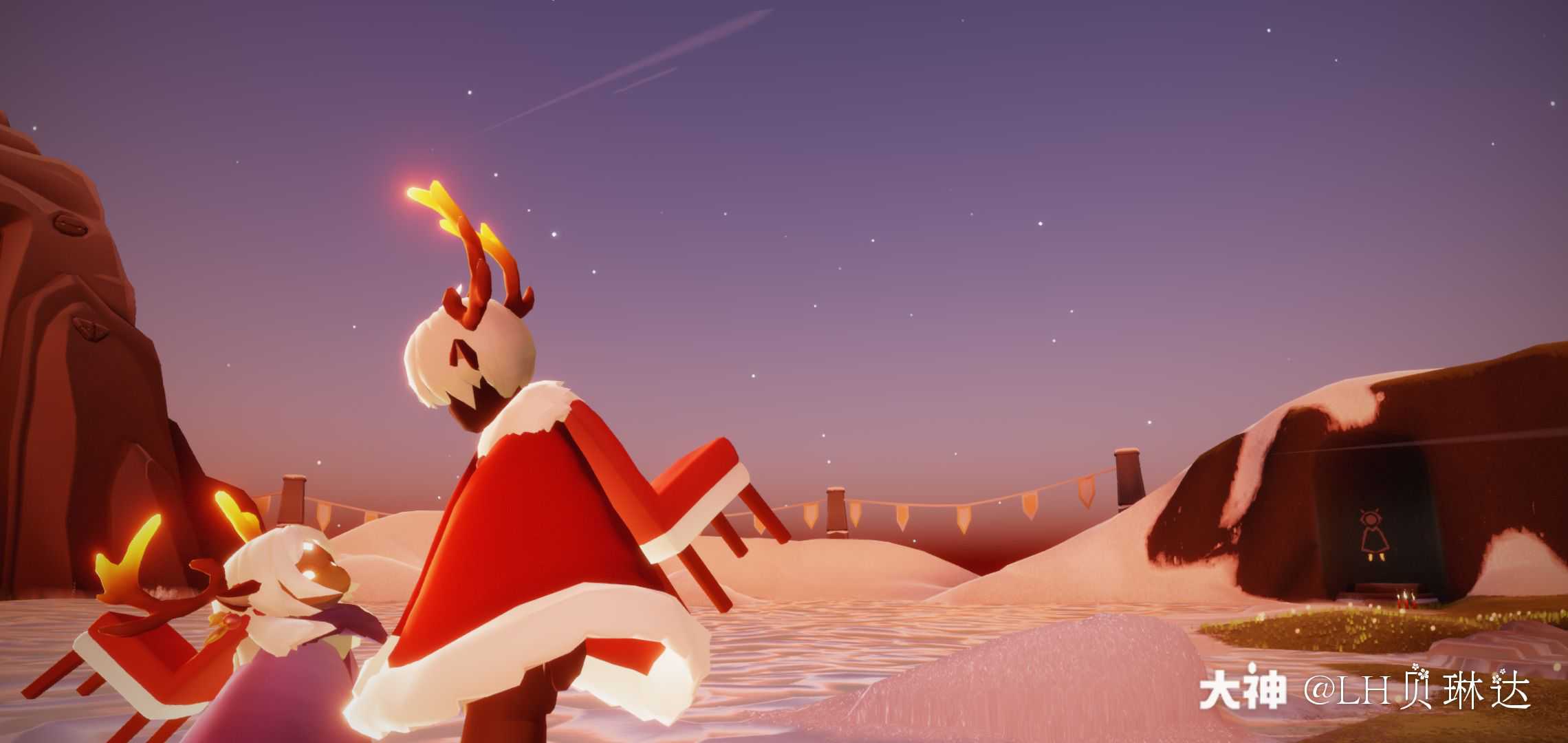 针不戳@奶句酱#光遇##云野追光##光遇圣诞帽