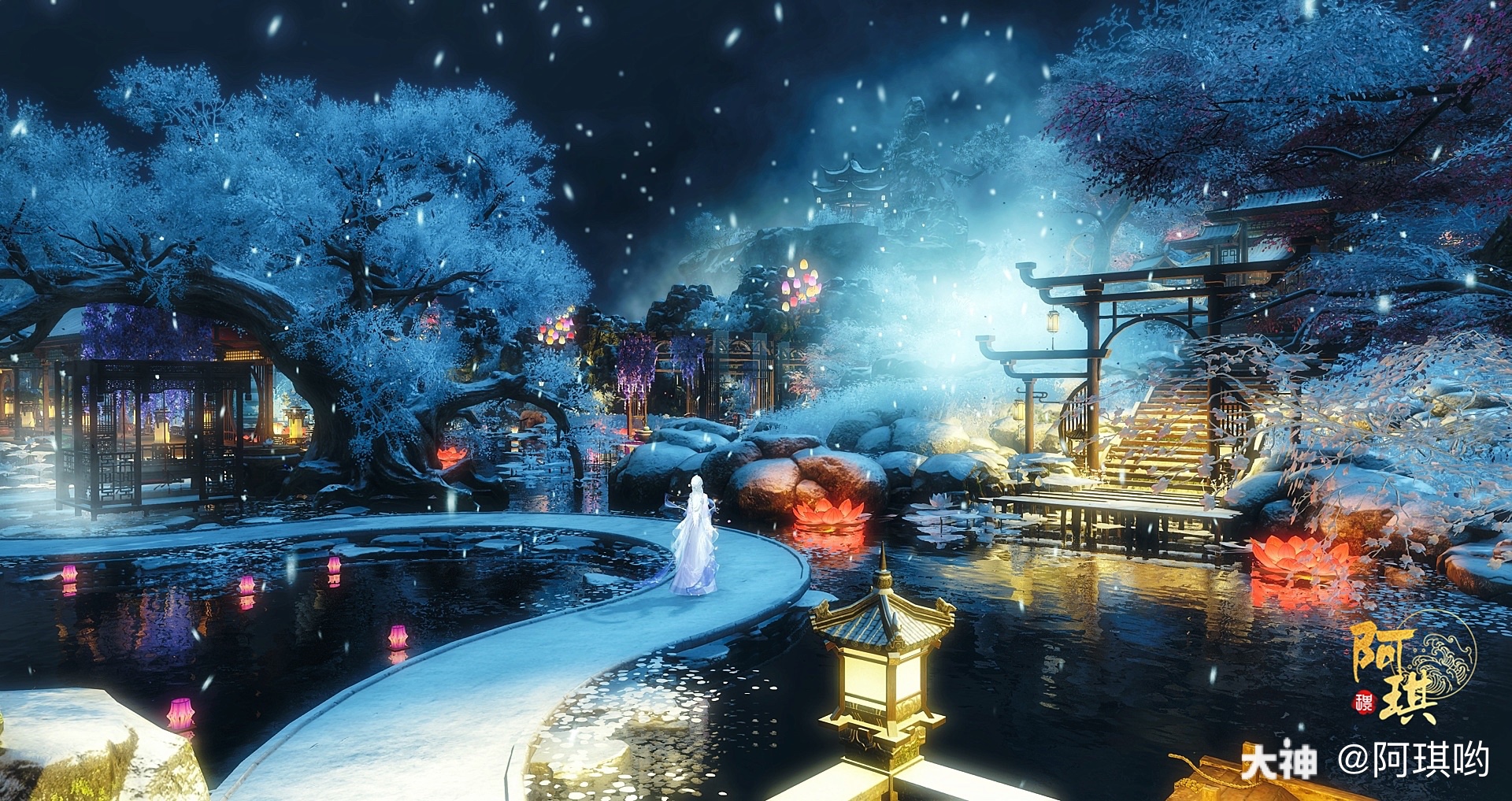 (一) 园主:晚夜玉衡 坐标:九州风雷 白雾昼起 晚夜微雨问海棠 (客单