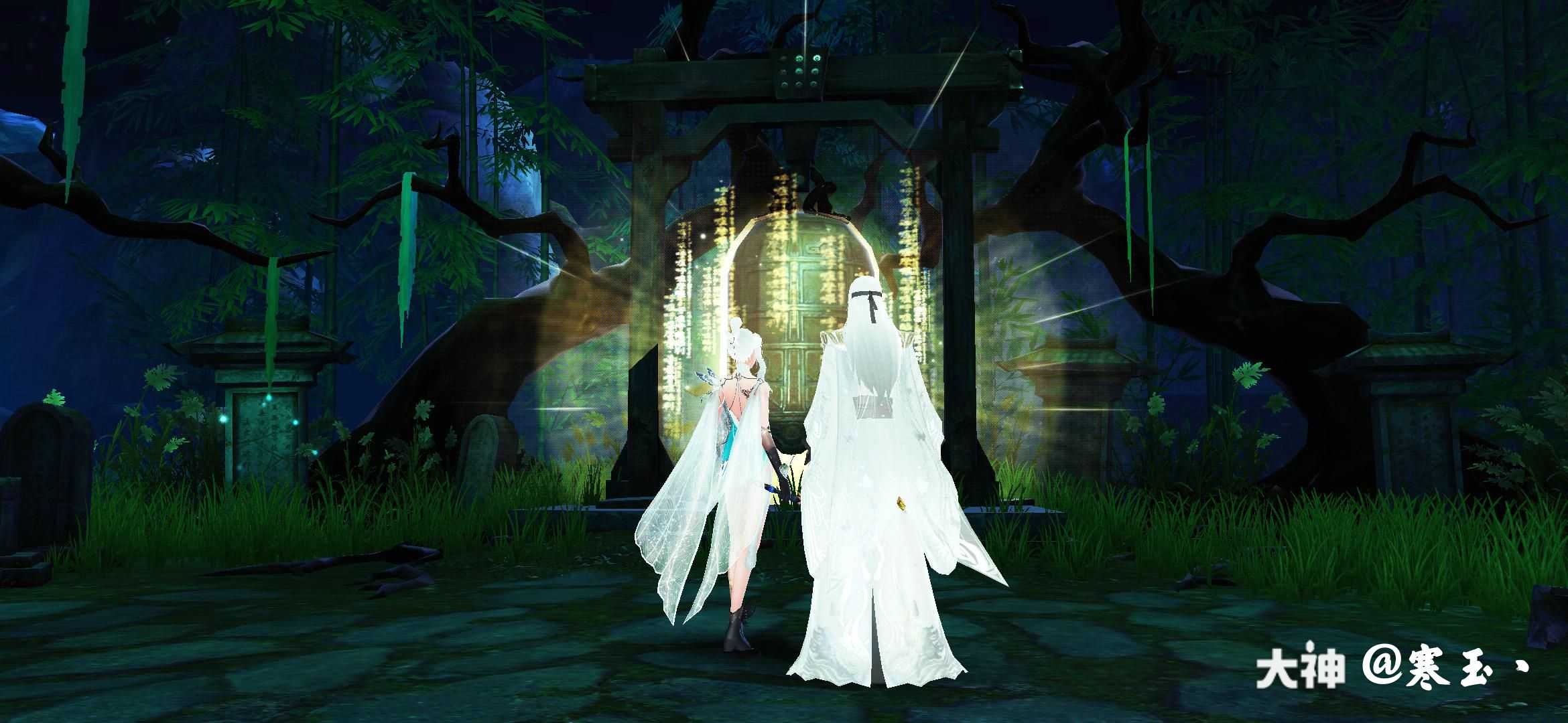 关注 我俩好白啊 #倩女幽魂手游# #梦岛# #倩女手游美人美景