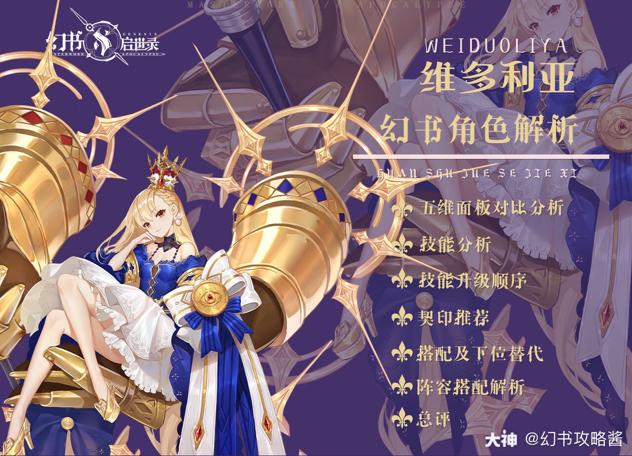 幻书攻略酱:【角色全面解析】维多利亚 呐,很高兴