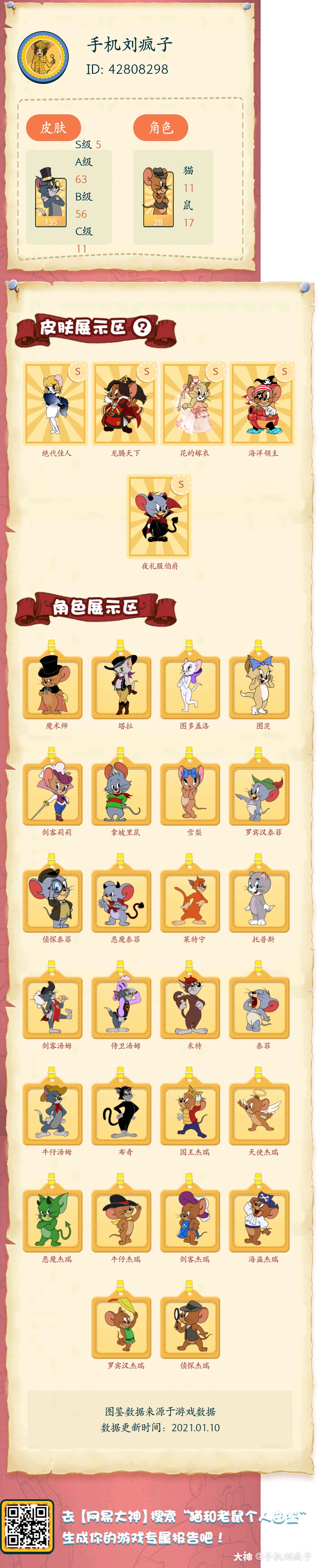 猫和老鼠个人图鉴#氪了.