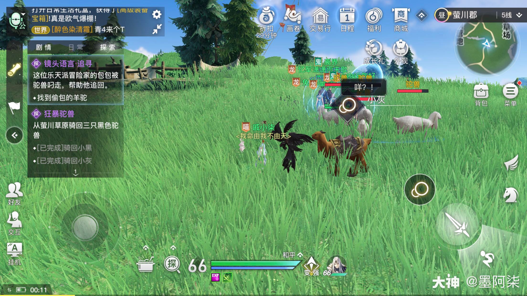 狂暴驮兽三只羊驼9090_来自网易大神天谕手游圈子_戚小柒