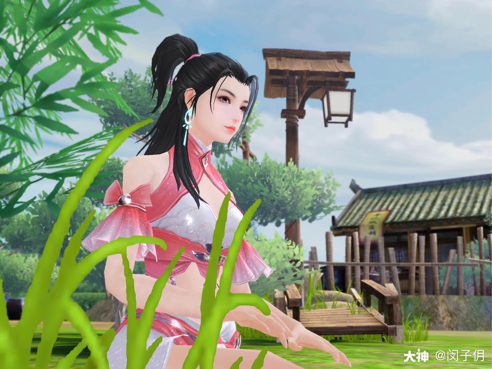 倩女幽魂手游 女刀客·蒲家村 "因为长.