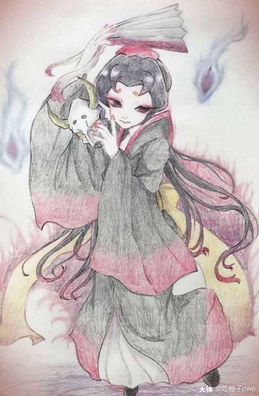 pwp仿佛把红蝶画成了小孩子_来自网易大神第五人格圈子_吃橙子pwp
