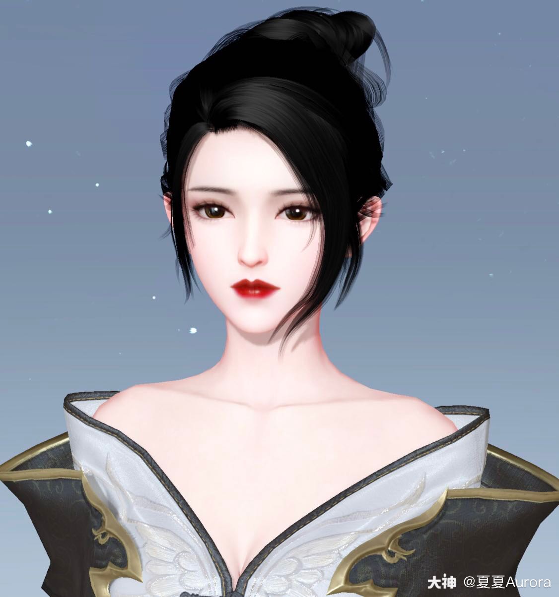 【成女女神捏脸】玉虚真是太美了!这香肩我慕了