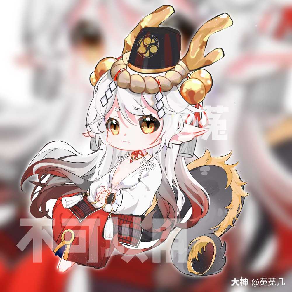 菟菟几:#阴阳师ip同人##阴阳师同人##铃鹿御前# 是稿,难得有人约同人